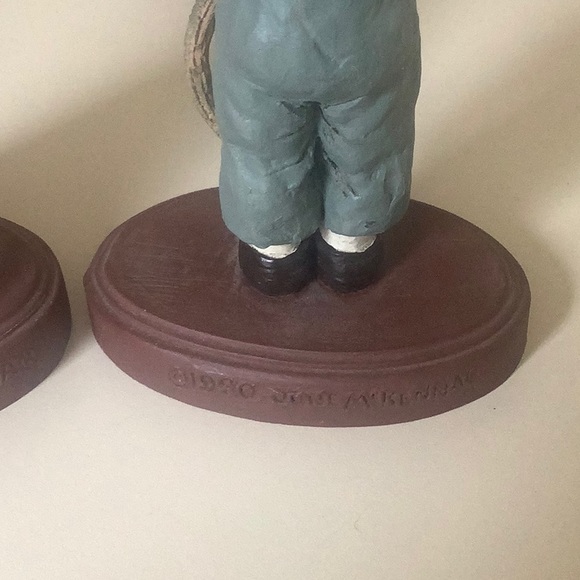 COPY - 2 June McKenna Hand Carved Figures - Picture 8 of 9